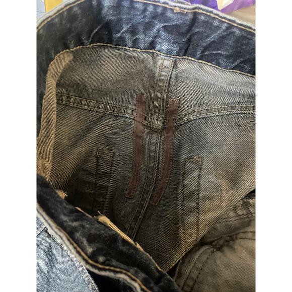 Rick Owens DRKSHDW Blue  Detroit Cut Slim Fit Denim Jeans Mens Size 30 (FLAWED) - Picture 7 of 14